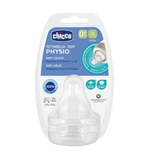 Chicco Tétine Physio – Débit (Lent) 0m+