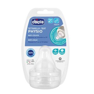 Chicco Tétine Physio – Débit (Moyen) 2m+