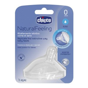 Chicco Tétine Naturalfeeling – Débit (Lent) 0m+