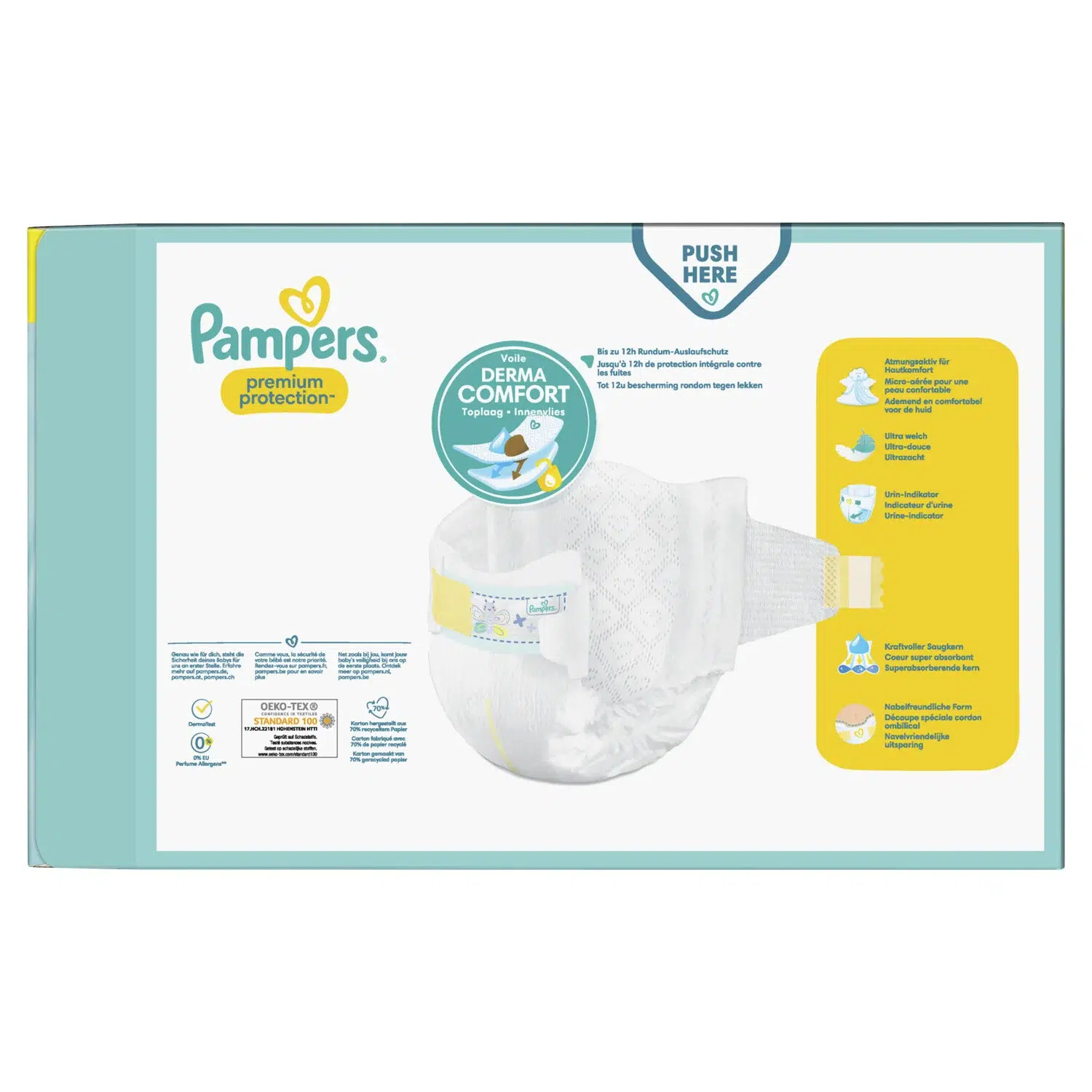 Pampers Couches Premium Protection™ Taille 2 (4-8 kg) MEGA PACK – Image 4