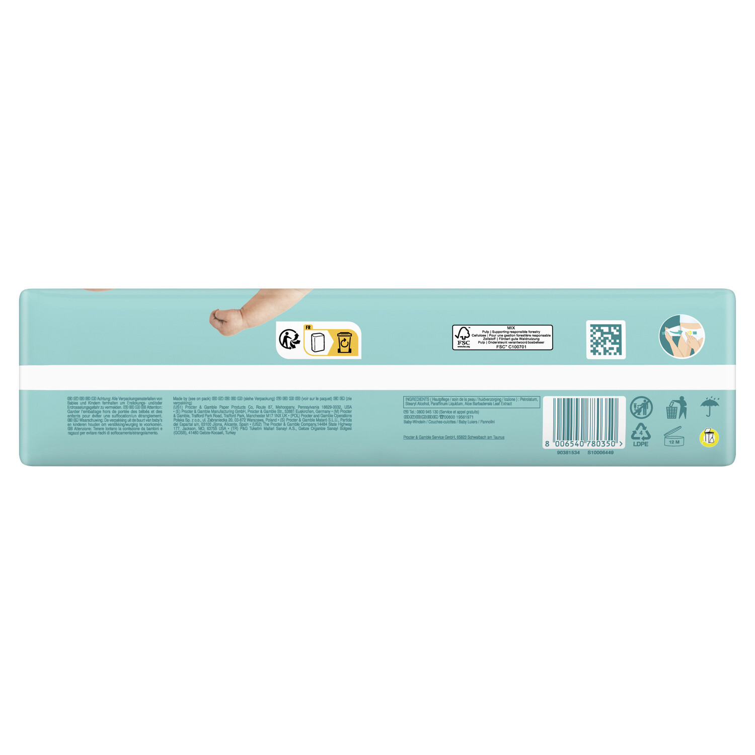 Pampers Couches Premium Protection™ Taille 1 (2-5 kg) VALISE – Image 4
