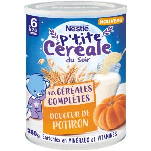 NESTLÉ P’tite Céréale Douceur de Potiron, 6 a 36 mois