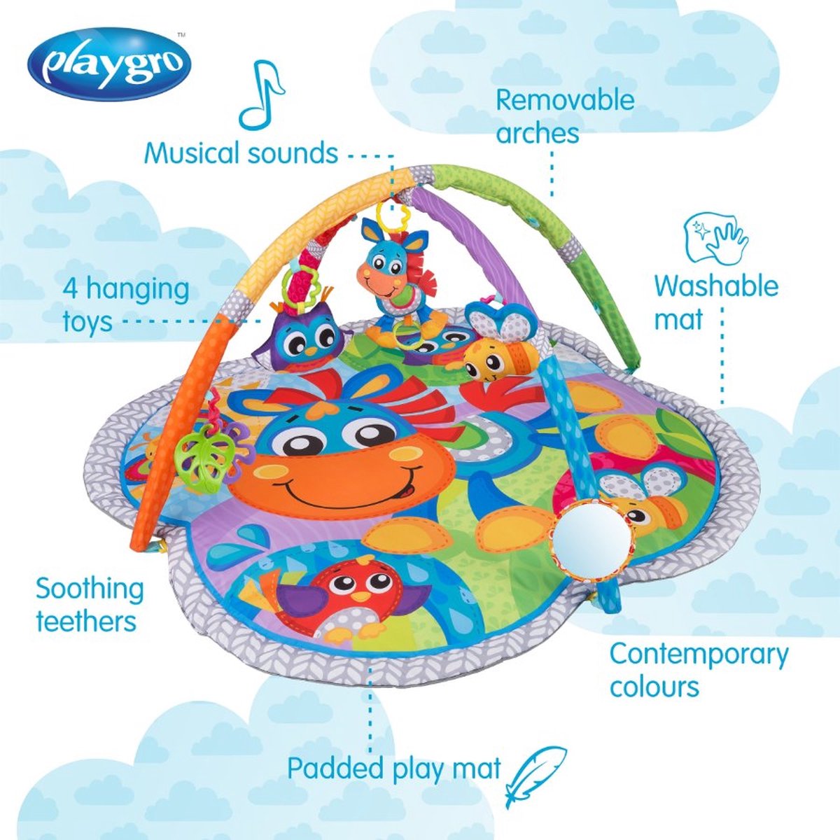 Playgro Tapis D’éveil Clip Clop – Image 9