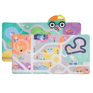 Playgro City To Country Jumbo Tapis de Jeu Réversible