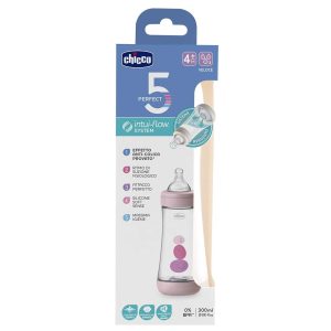 Chicco Biberon Perfect 5 300ML en Plastique – FLUX RAPIDE