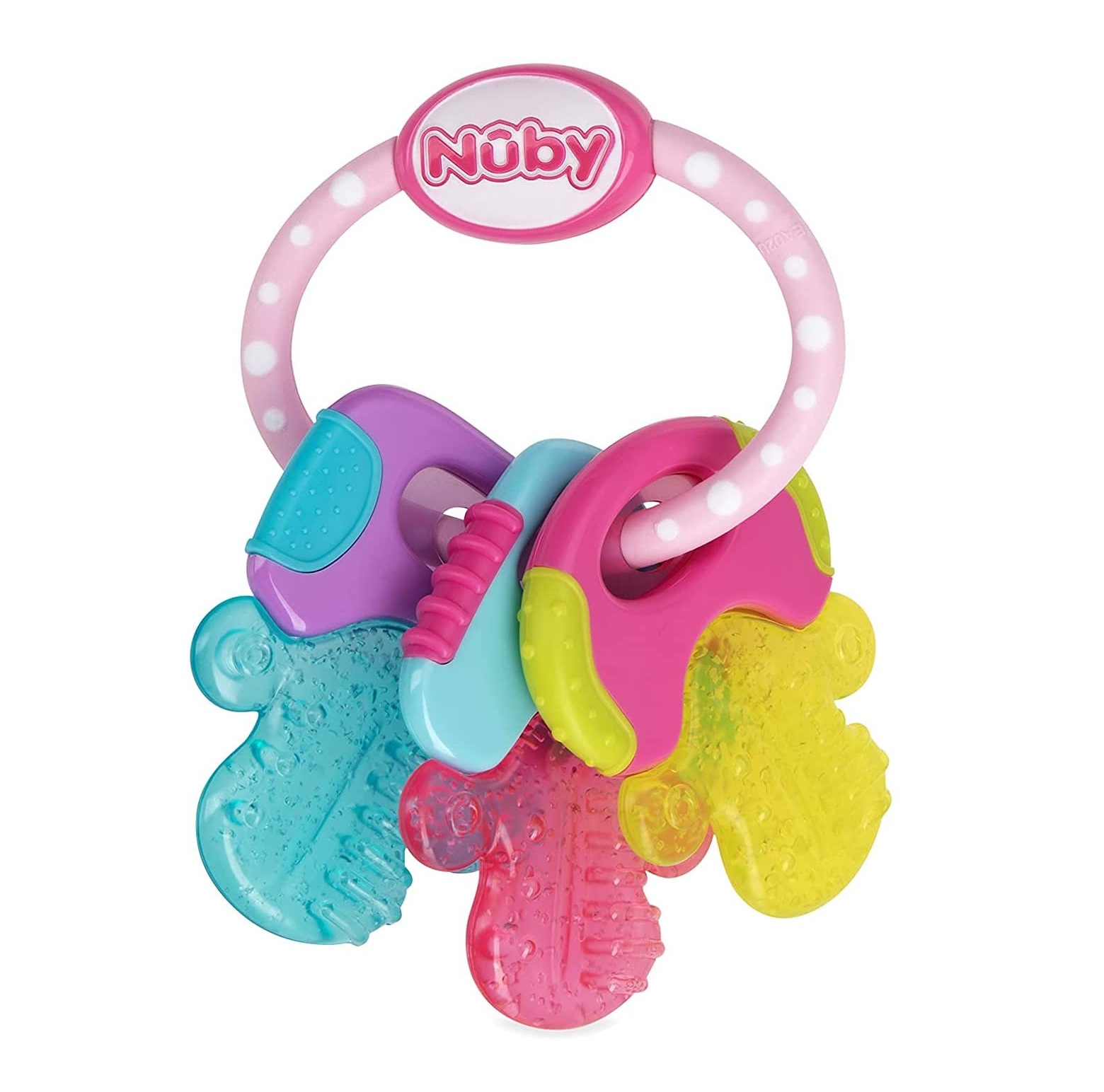 Nûby Anneau de Dentition Réfrigérante Clés 3m+ – Image 3