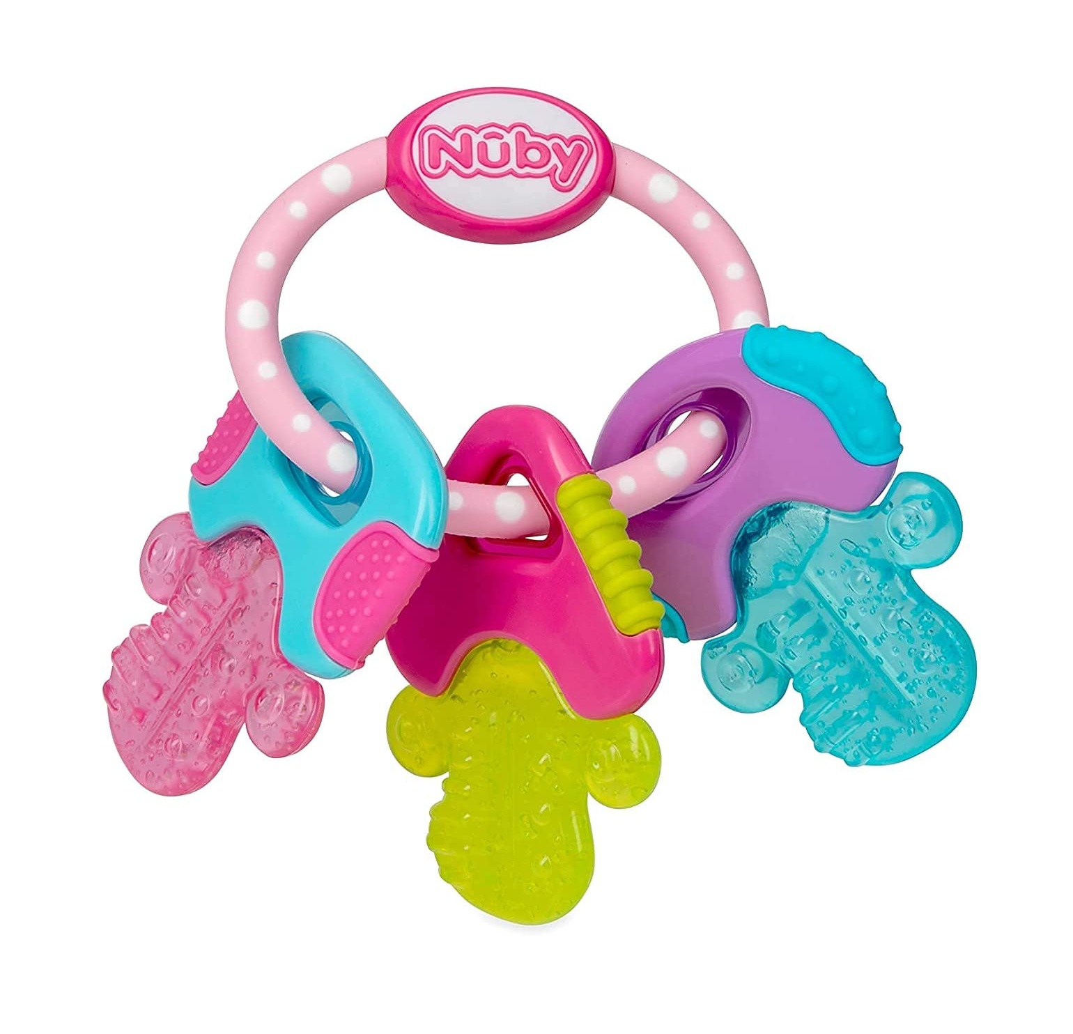Nûby Anneau de Dentition Réfrigérante Clés 3m+ – Image 2