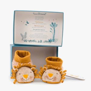 Chaussons lion 0/6 mois Moulin Roty