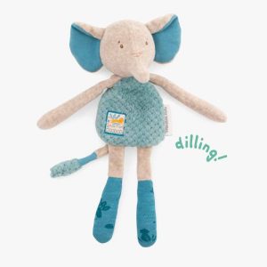 Doudou-hochet éléphant Moulin Roty