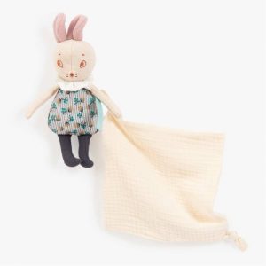 Doudou mouchoir souris Après la Pluie Moulin Roty