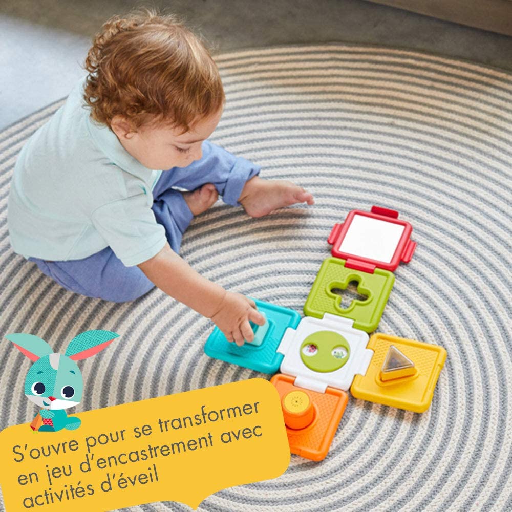 Tiny Love Jouet d’eveil Cube 2en1 Trieur de formes et puzzle – Image 2