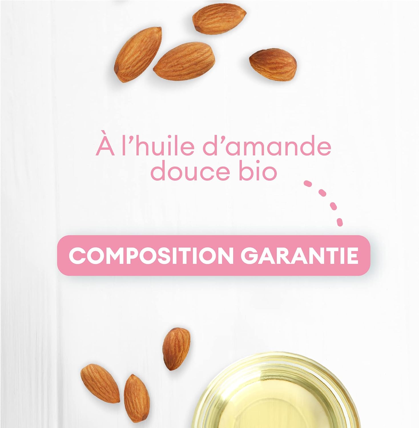 Bébé Cadum Gel Nettoyant Corps et Cheveux à l’Huile d’Amandes Douces Bio pour Bébé, 750ml – Image 3