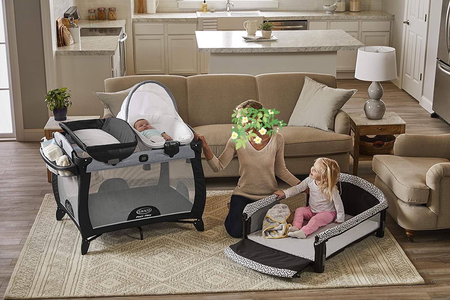 Graco Lit-Parc Pack ‘n Play Newborn2Toddler Playard – Image 2