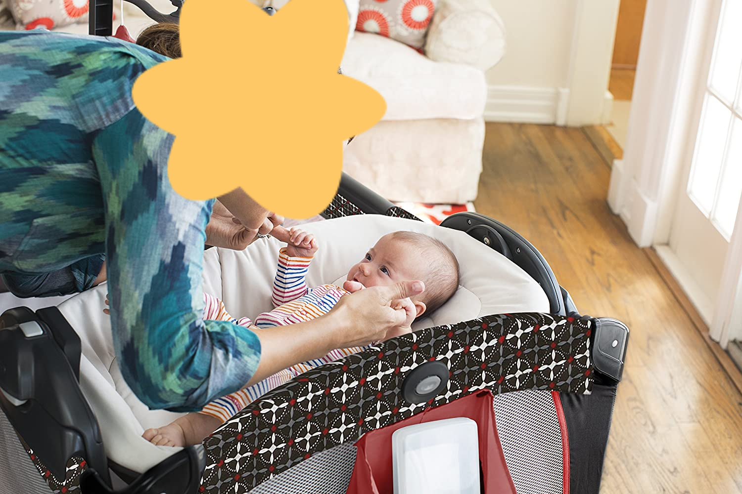 Graco Lit Parc Pack ‘N Play Playard Portable Napper and Changer – Image 4