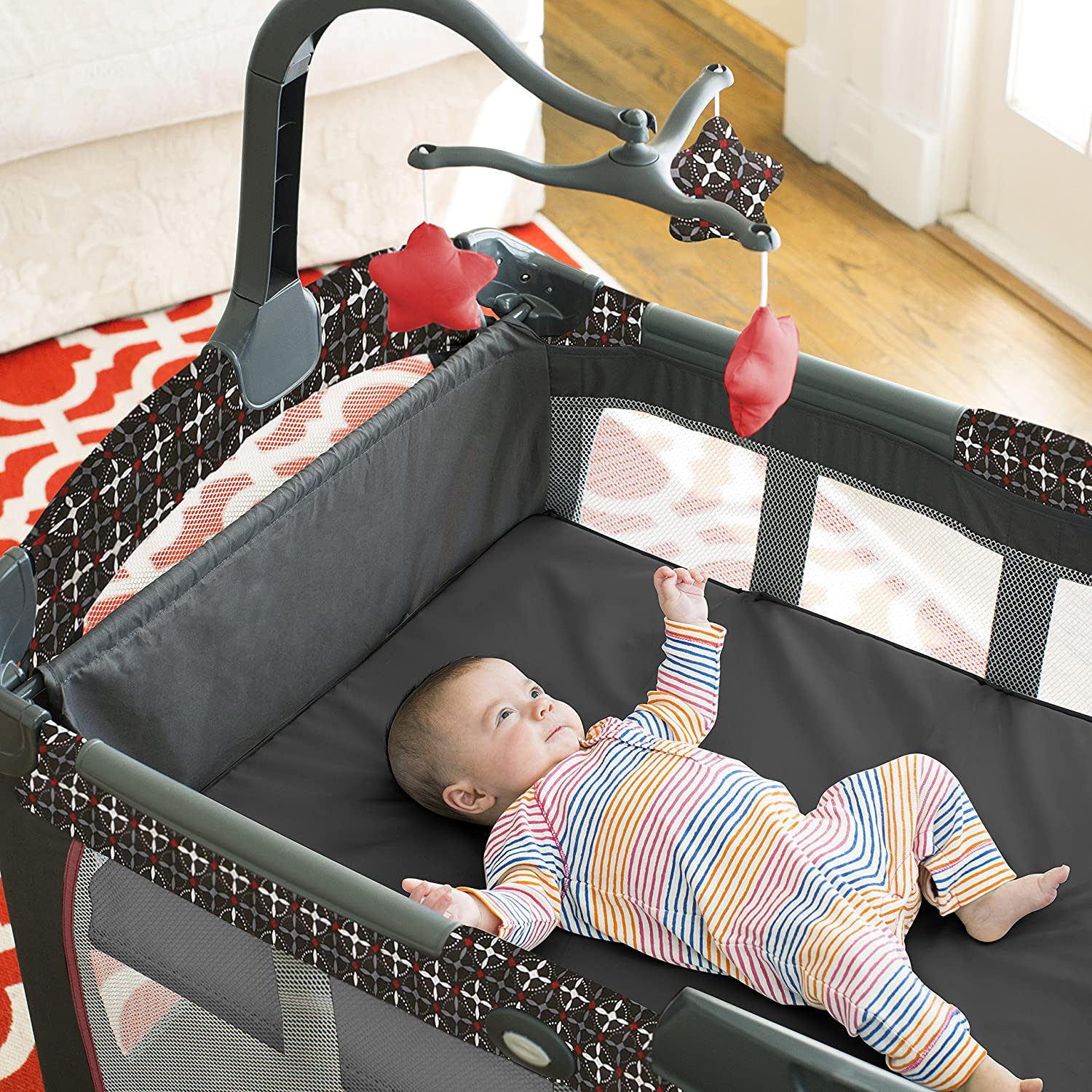 Graco Lit Parc Pack ‘N Play Playard Portable Napper and Changer – Image 5
