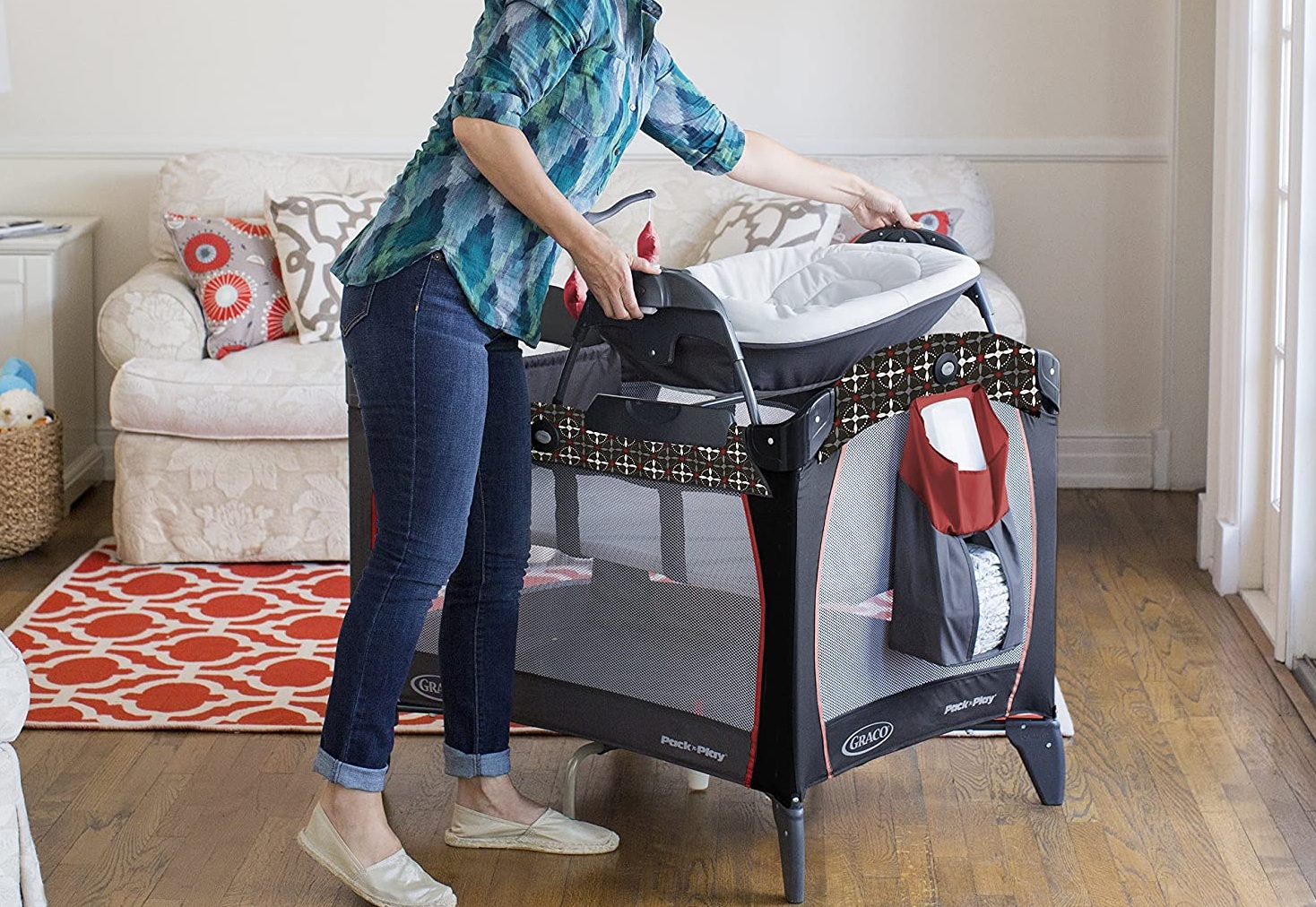 Graco Lit Parc Pack ‘N Play Playard Portable Napper and Changer – Image 7