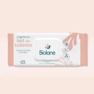Biolane Lingettes au Lait de Toilette
