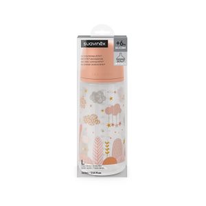 Suavinex Biberon en Plastique Dreams Tétine Symétrique SX en Silicone Débit Large 360 ml