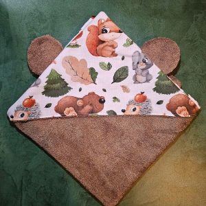 Cape de bain – Couleur marron