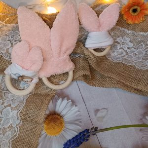 Petit anneau de dentition – couleur rose