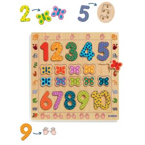 PUZZLE BOIS CHIFFRES – DJECO