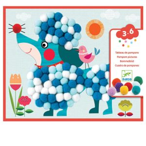 TABLEAUX DE POMPONS DES CHIENS A CARESSER – DJECO