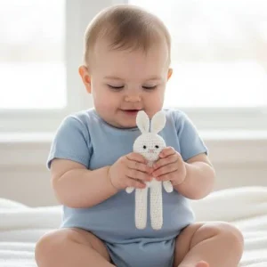 Doudou lapin | Coton Crocheté Douceur