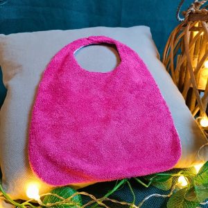 Grand bavoir – Couleur rose