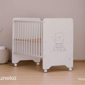 Luneko Lit en Bois Nordique