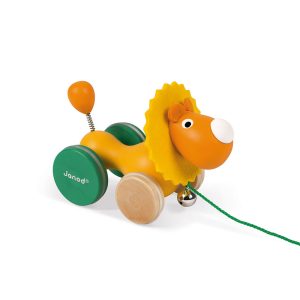 Janod Lion à Promener Zigolos (BOIS)