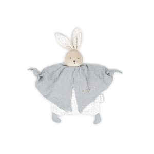 DOUDOU COTON BIO LAPINOU GRIS – KALOO