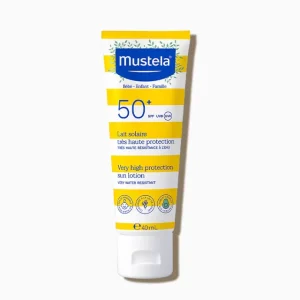 Mustela Lait Solaire 40ml Très Haute Protection – SPF 50+
