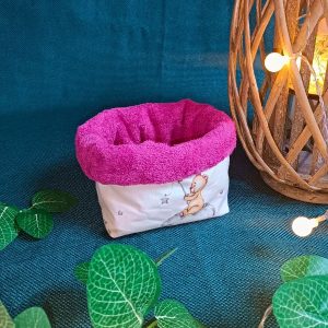 Panier pour ranger les lingettes – couleur Rose