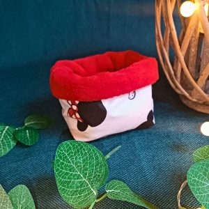Panier pour ranger les lingettes – couleur Rouge