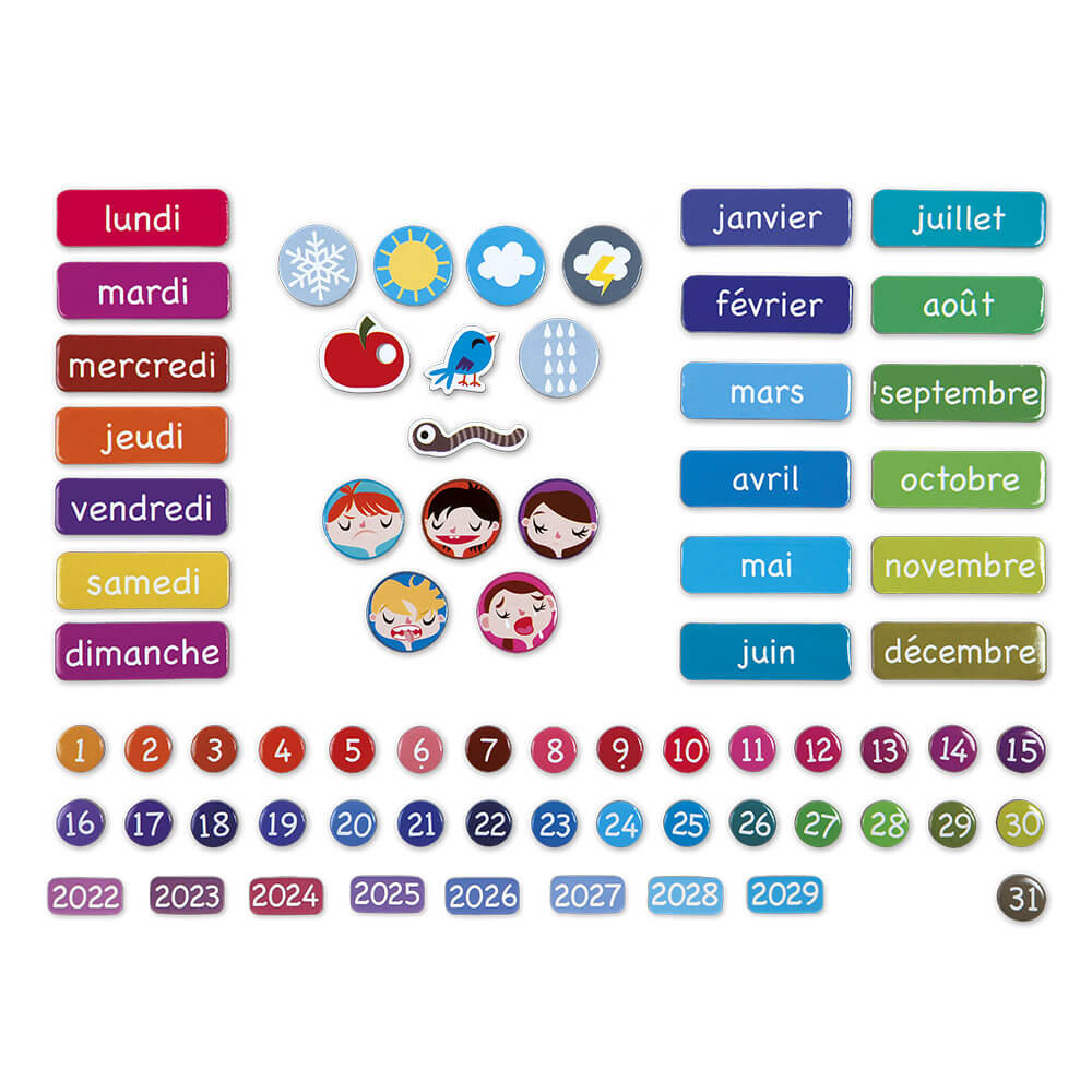 Janod Agenda Magnétique ‘UNE BELLE JOURNÉE’ (BOIS) – Image 6