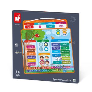 Janod Agenda Magnétique &lsquo;UNE BELLE JOURNÉE&rsquo; (BOIS)