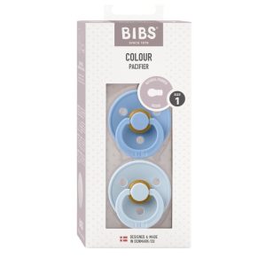 BIBS Pacifiers 2 Sucette Size1 Ronds, 0-6M
