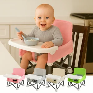 Chaise bebe | Siège repas portable et pliable