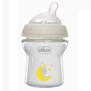 Chicco Biberon NATURALFEELING 150ML en Verre – FLUX LENT