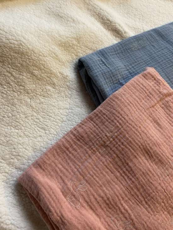 Couverture Bébé Lapin Sherpa