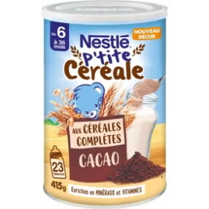 NESTLÉ P’tite Céréale Cacao aux Céréales Complètes
