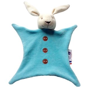 Lapin boutons – Bleu