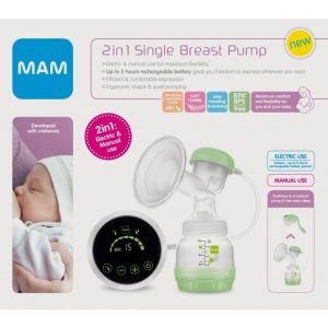 MAM Tire-lait 2-en-1 Electrique et Manuel
