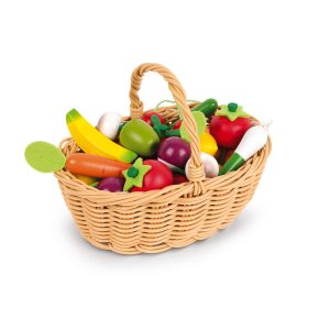 Janod Panier de 24 Fruits et Légumes (BOIS)