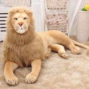 Lion Géant En Peluche
