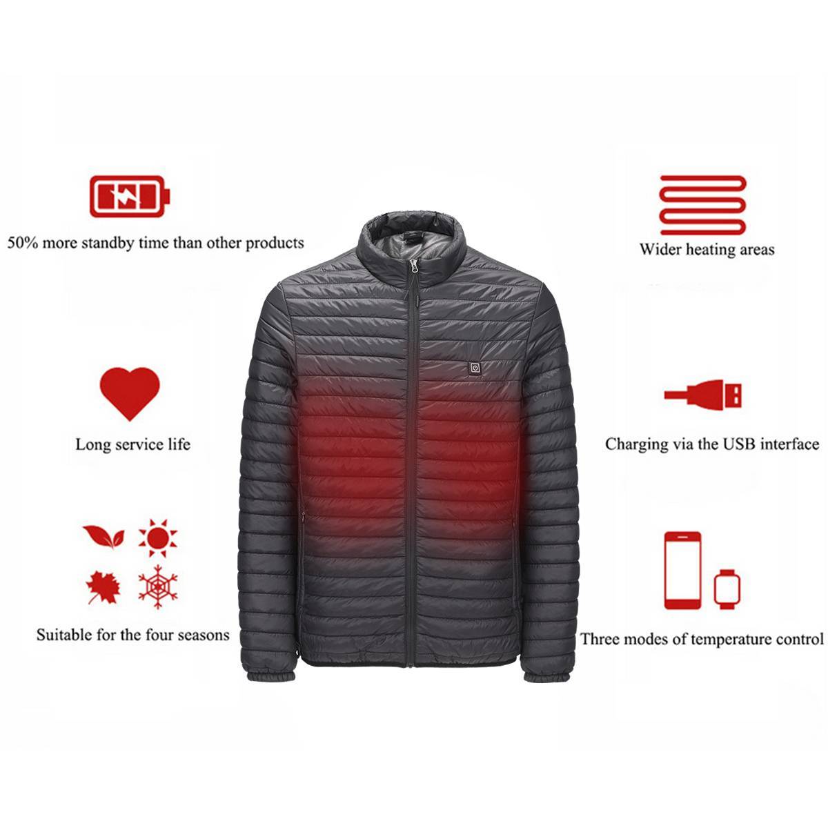 Veste Randonnée Chauffante – Image 3