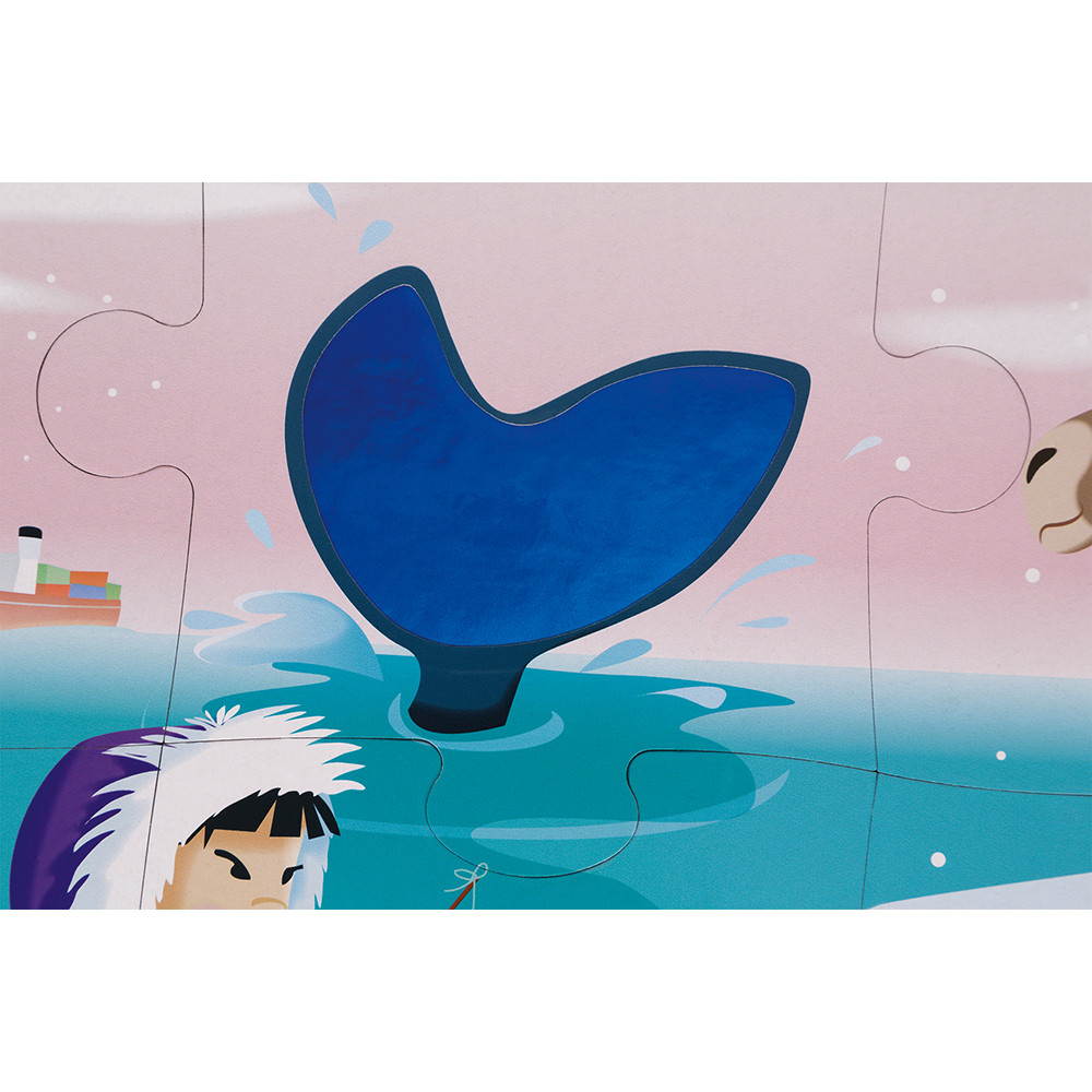 Janod Puzzle Tactile ‘LA BANQUISE’ 20 Pièces – Image 4