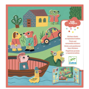 STICKERS REPOSITIONNABLES ANIMAUX – DJECO