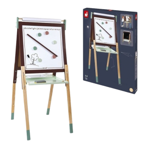 TABLEAU EN BOIS TAUPE ET VERT – JANOD